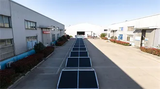 Ground Mounted PV Solar Panel Reinforced Concrete Foundation