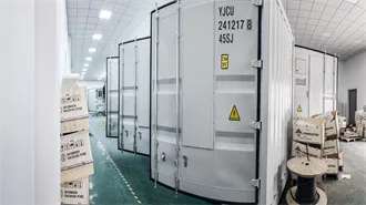 Solar Container Communication Station Flywheel Energy Storage