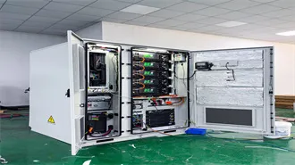 1MWH Energy Storage Banks in 40 ft Containers