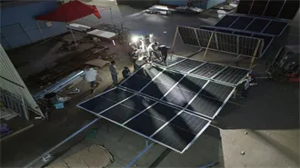 Solar-Powered Water Pump with Battery Backup and