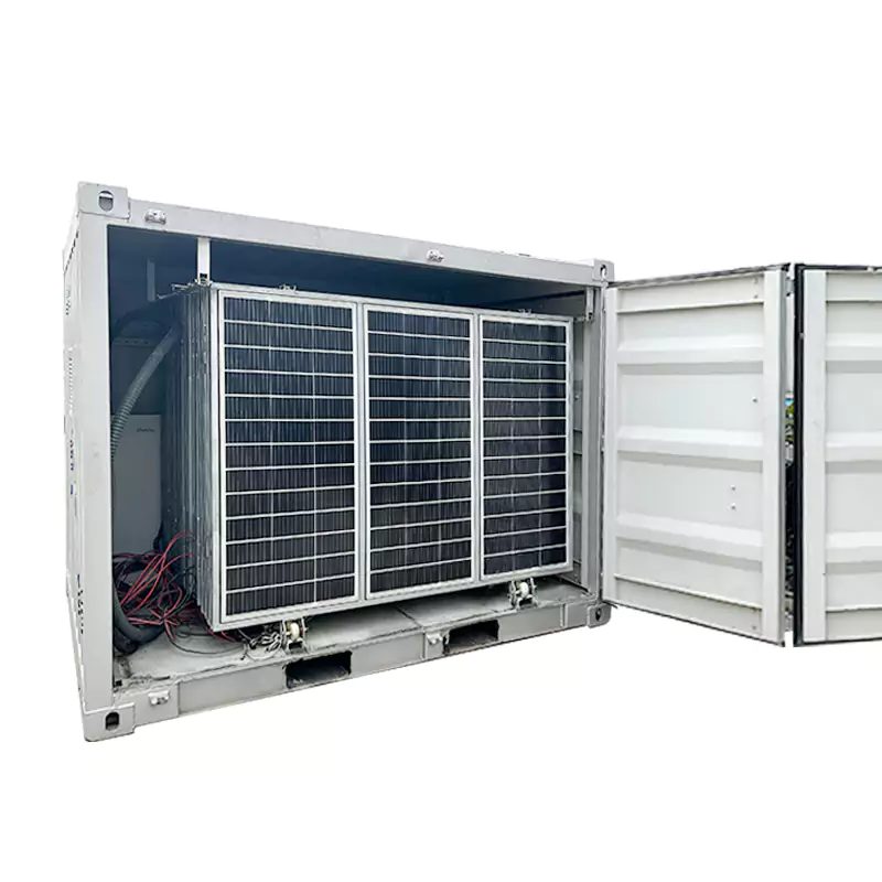 Folding Photovoltaic Container – mobile solar unit for farms and irrigation by AGRI-PV SYSTEMS